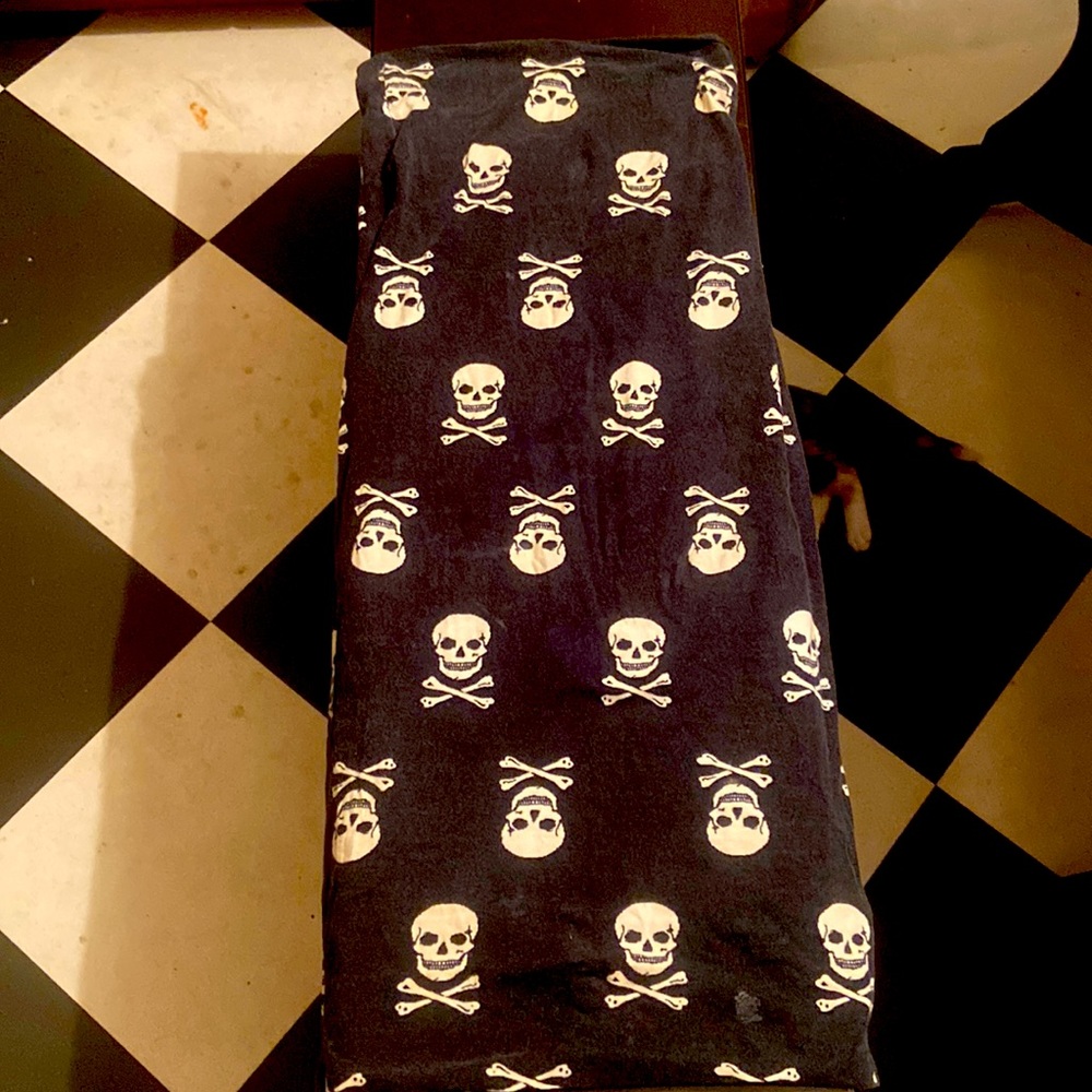 Vintage Betsy’s Johnson Strapless Skull Dress small